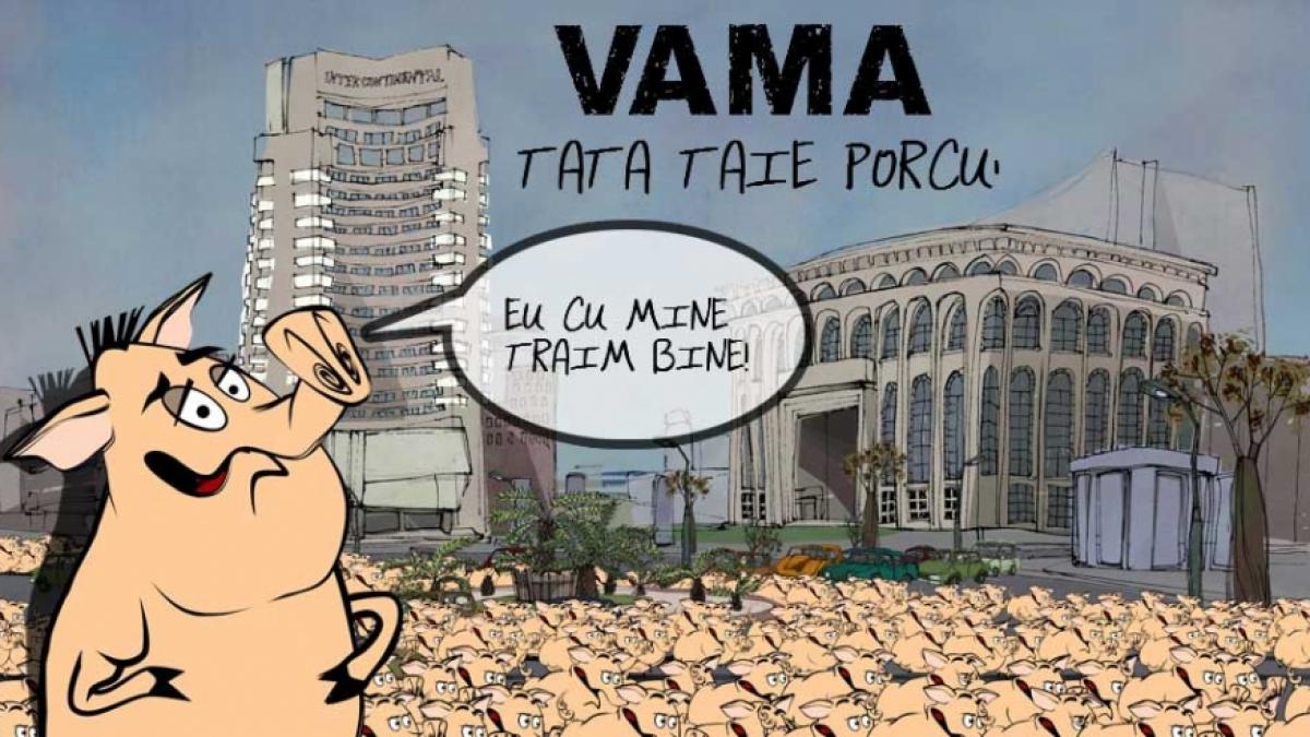 Vama canta, porcul candideaza - Eu cu mine, trăiesc bine. Votati-ma! 