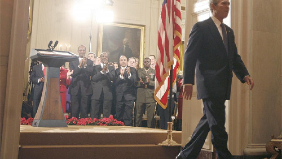 SF&Acirc;RŞIT DE CAPITOL/Bush, ultimul speach 