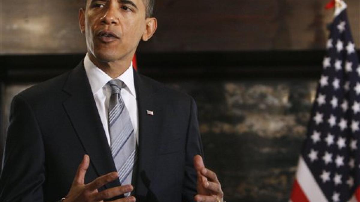 Obama vorbeşte deja despre "începutul sfârşitului" crizei 