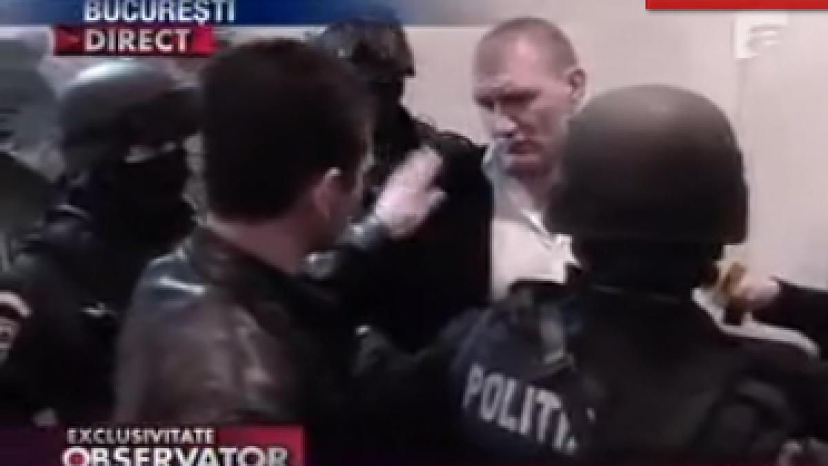 Tolea Ciumac, arestat în direct, la Antena 1 - video