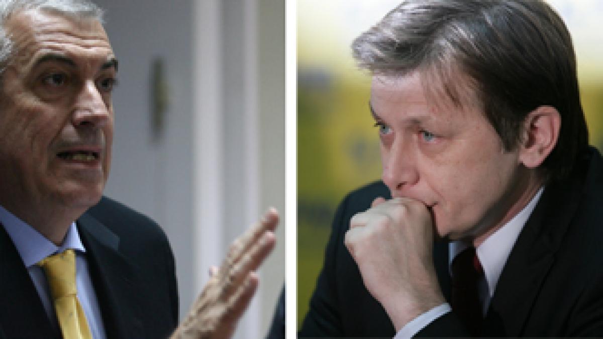 BĂTAIE PE ŞEFIA PNL / Crin şi Călin s-au pârât în direct la televizor