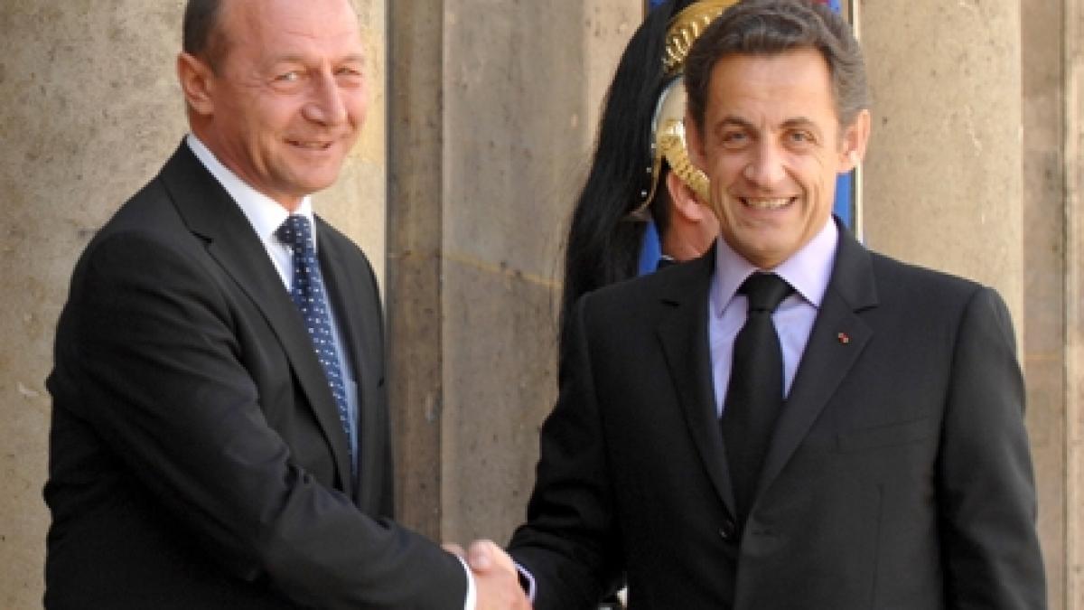 Băsescu, la Palatul Elysee