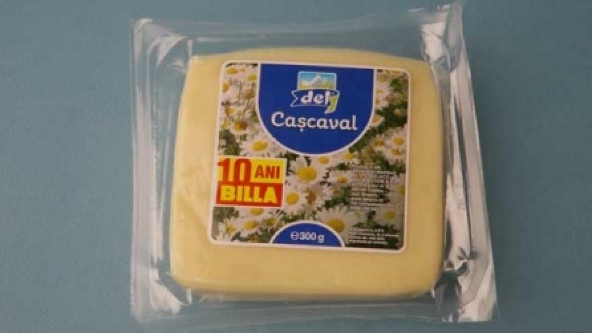 Caşcaval pasteurizat cu nitrit de sodiu