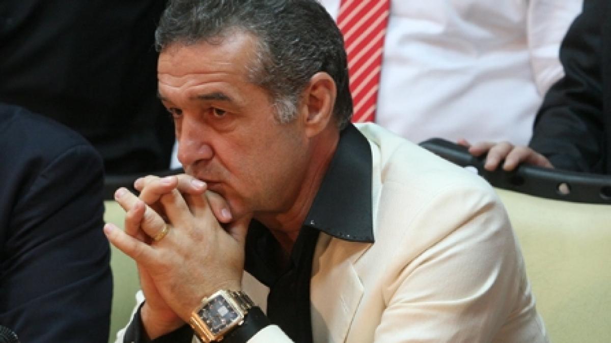 Gigi Becali nu poate pleca la Bruxelles, la Parlament