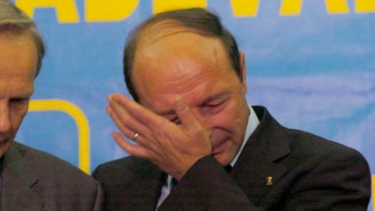 Istoria plânsului la Băsescu, de la origini până în prezent