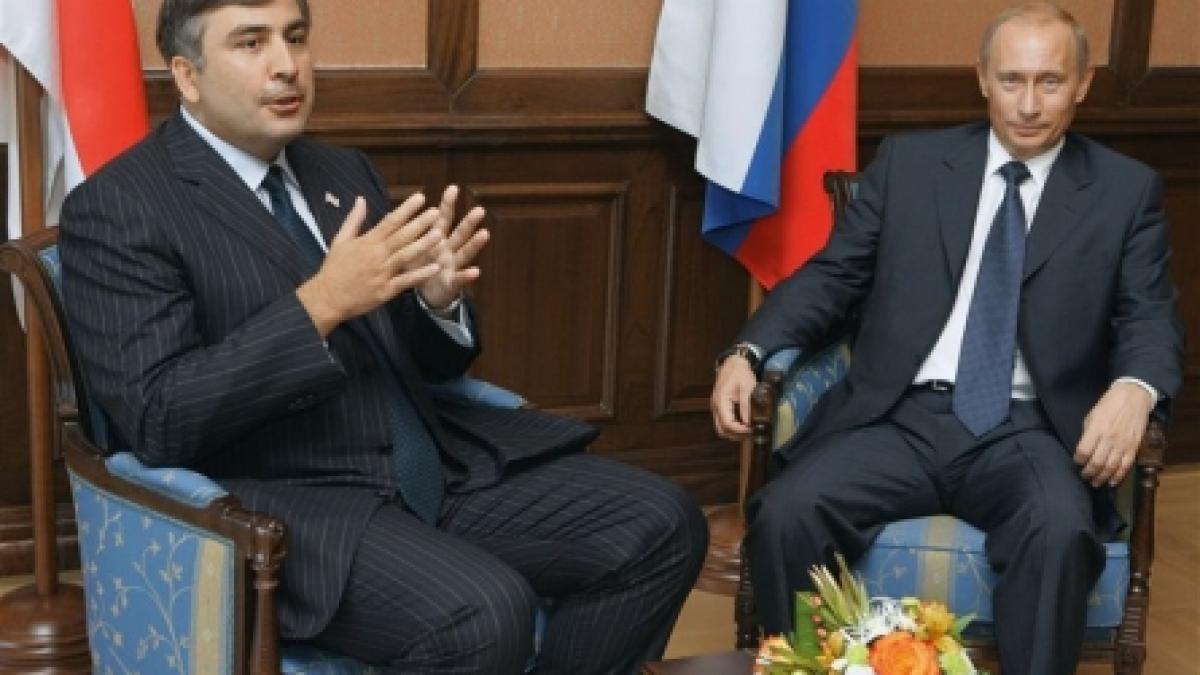 Vladimir Putin vrea să îl vadă pe Saakaşvili spânzurat de "ouă"