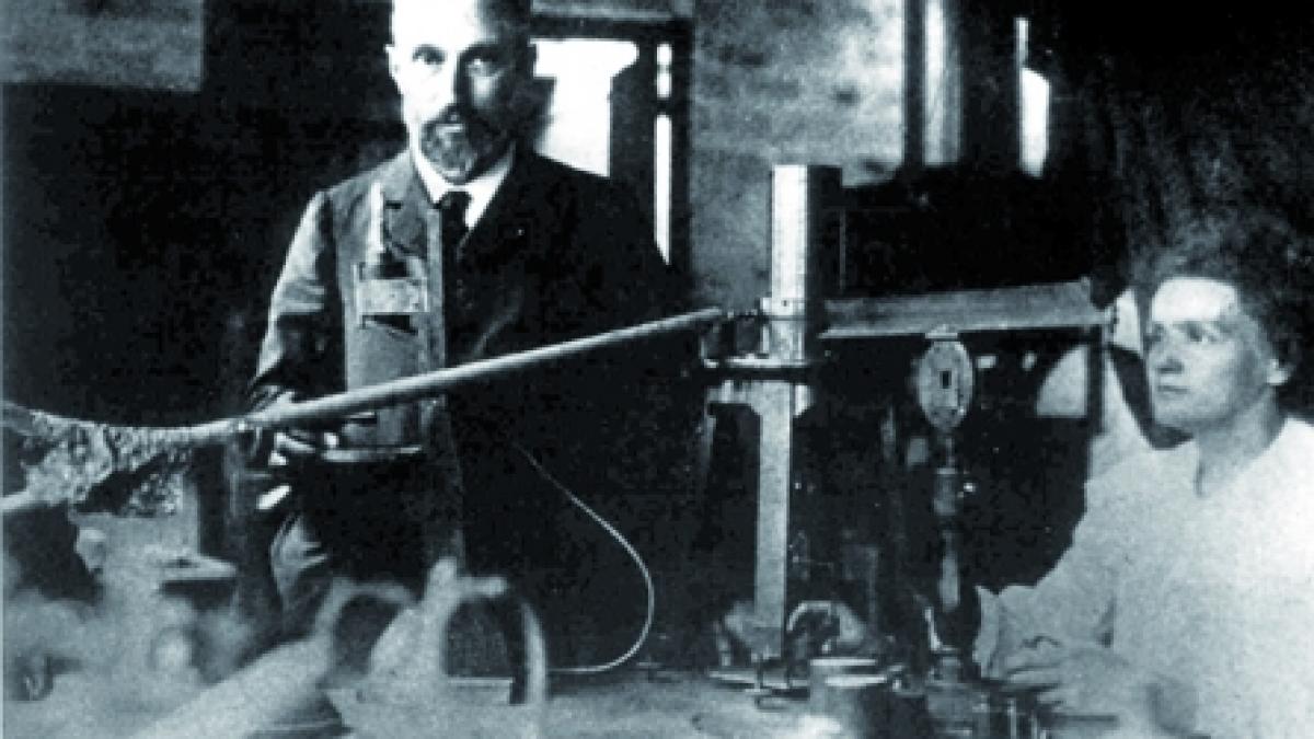 Pierre şi  Marie Curie