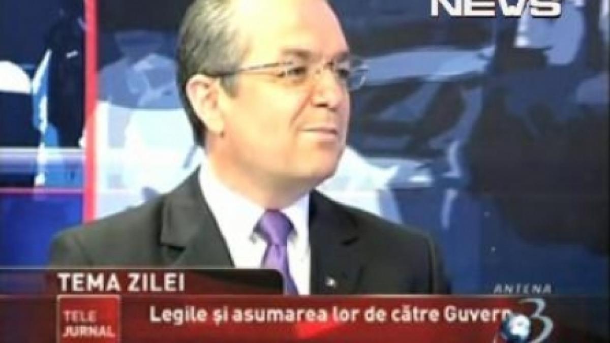 Boc: Legea salarizării e bună pentru că nemulţumeşte pe toată lumea