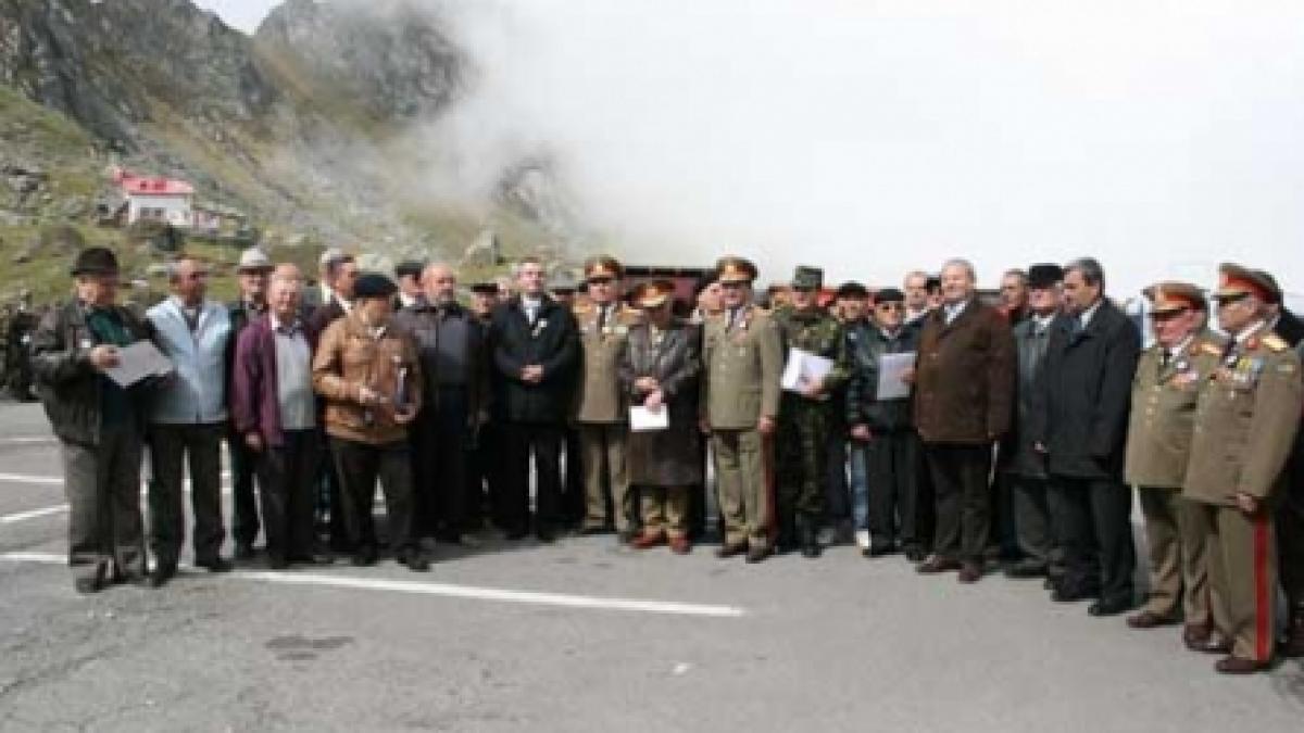 Onor veteran la Transfăgărăşan