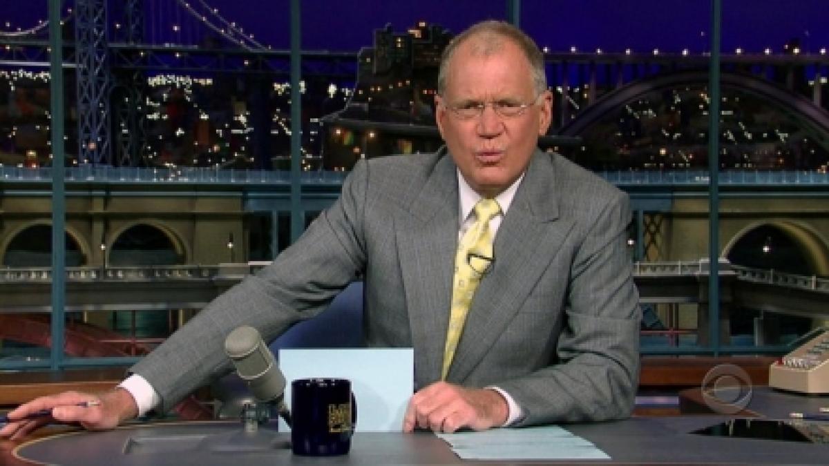 David Letterman, victima unui santaj