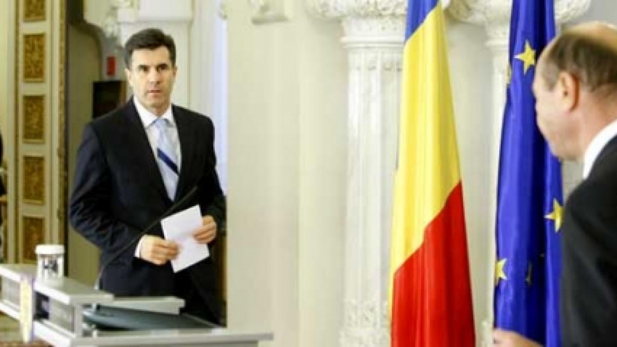 Băsescu şi-a desemnat prim-ministru: Lucian Croitoru