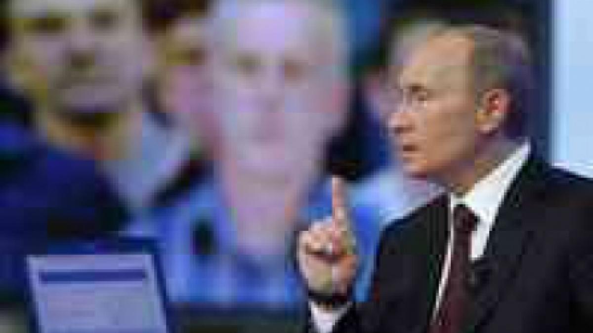 Putin se ia de bogaţii Rusiei care se laudă cu "tinichele de lux"