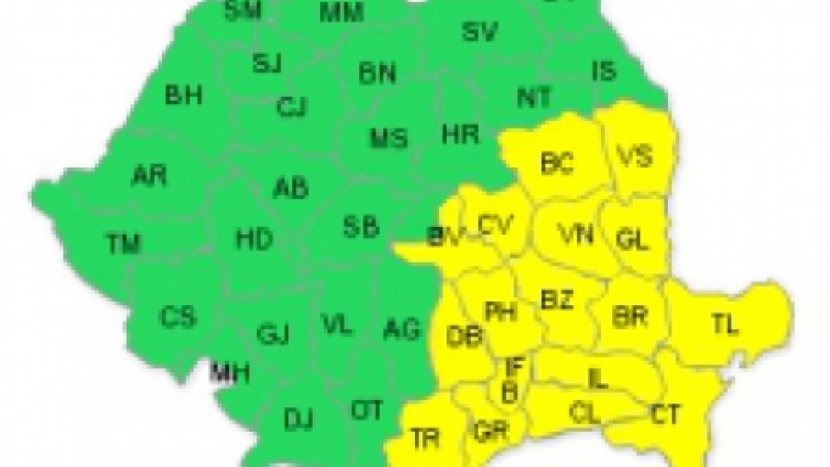 Codul Galben de ninsori, prelungit cu încă opt ore