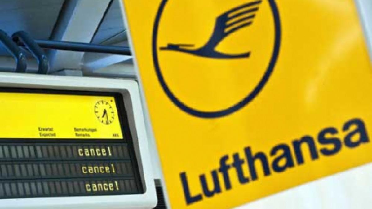 Greva Lufthansa anulează curse pe Otopeni