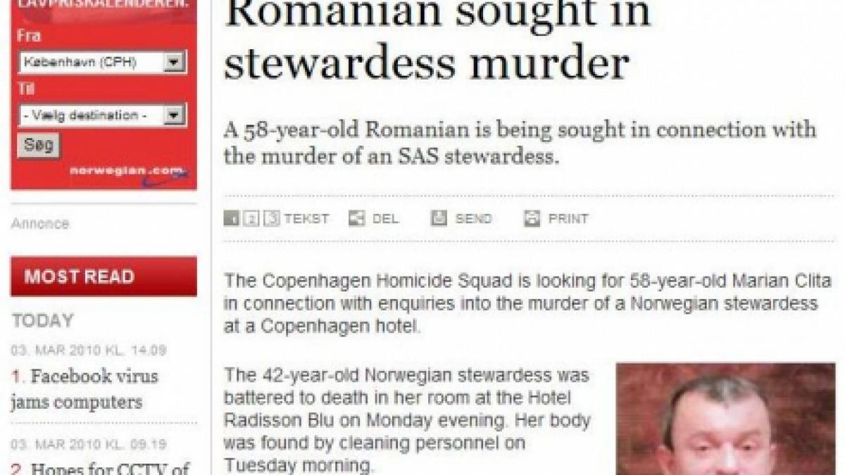 "Am omorât o norvegiancă!"