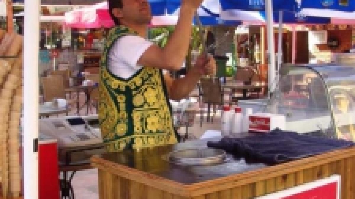 Îngheţată cu praf de orhidee