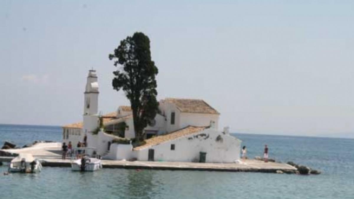 La călugării români din Corfu