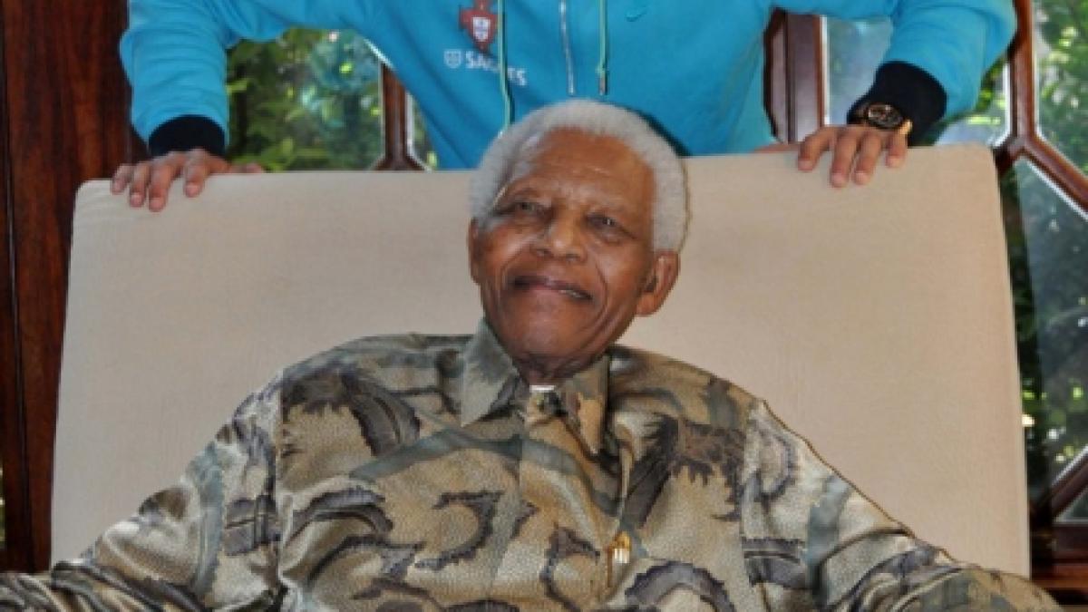 Cristiano Ronaldo s-a întâlnit cu Nelson Mandela