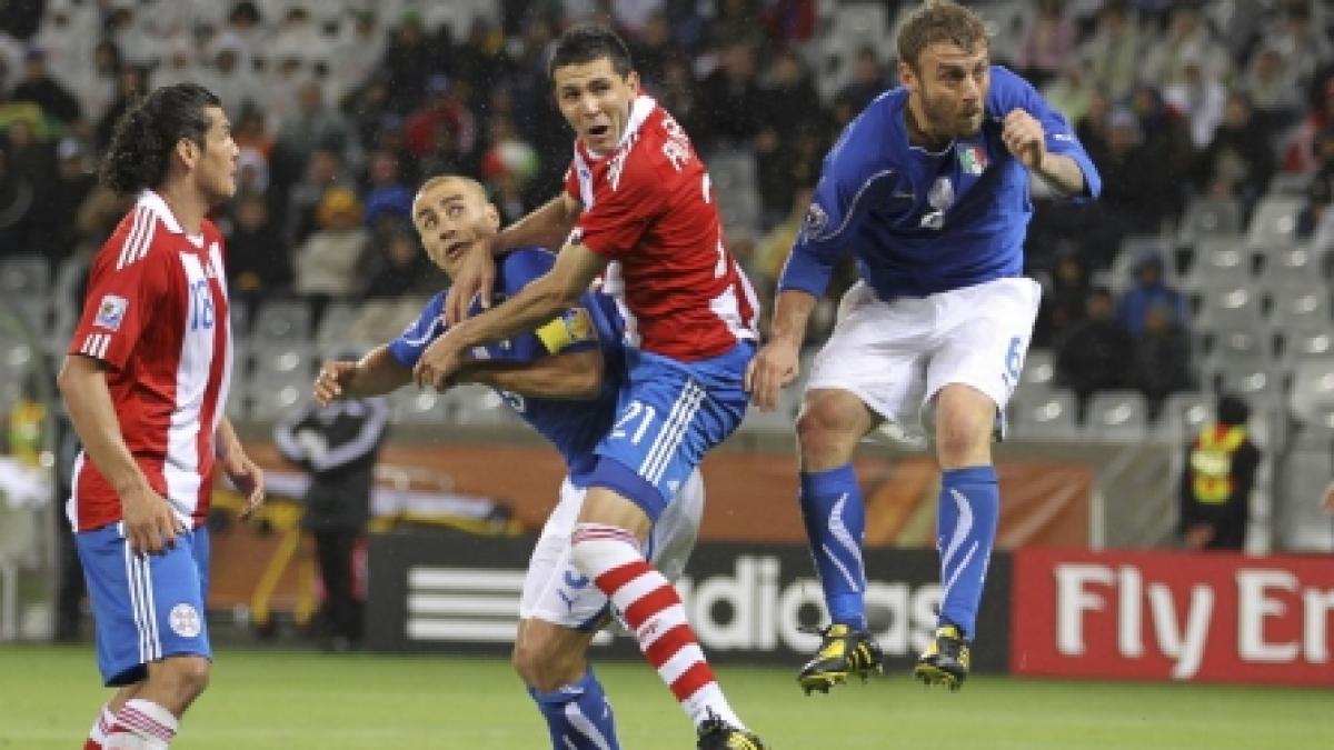 Italia - Paraguay 1-1: Semieşec la început de drum