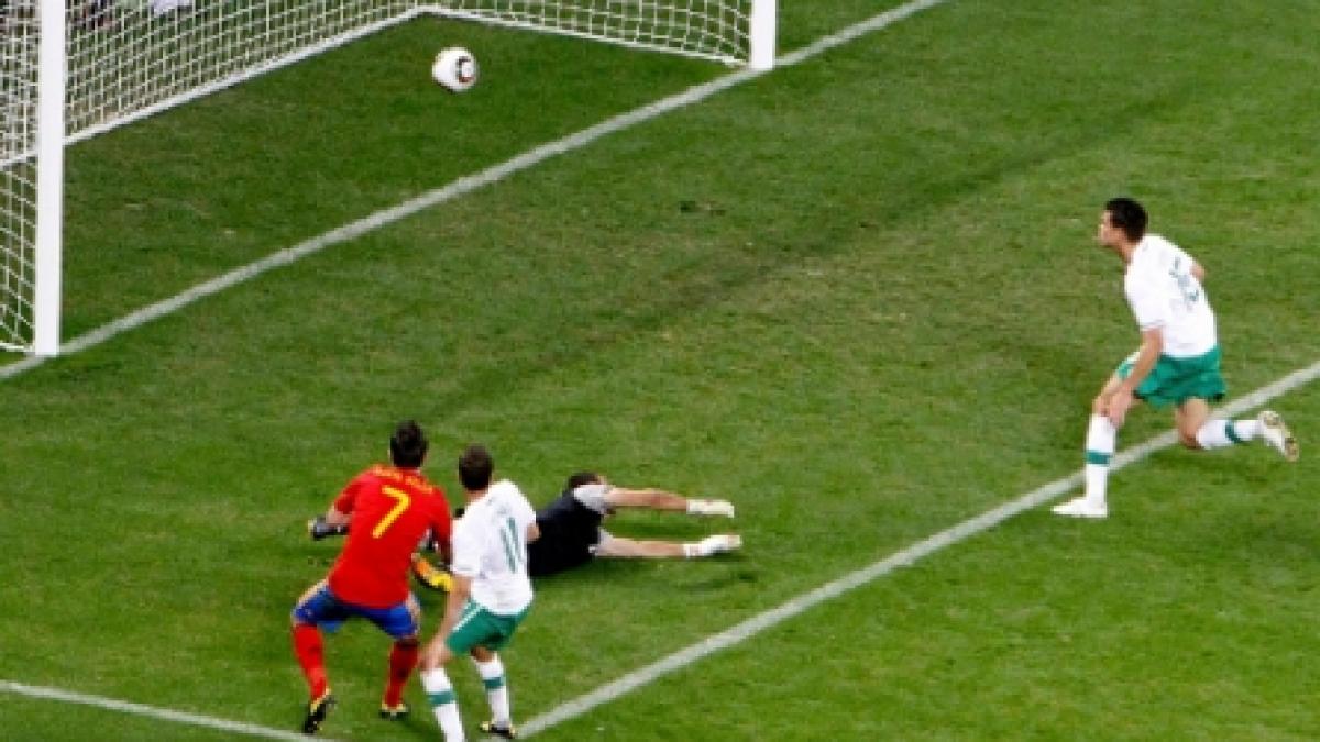 David Villa a ajuns la 42 de goluri în naţionala Spaniei
