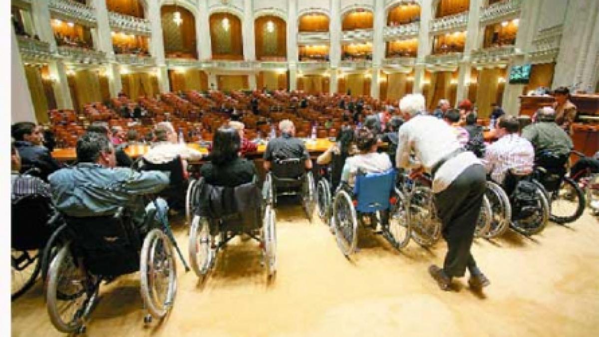 Cum are statul grijă de handicapaţi sau ce face un nesimţit când e la putere