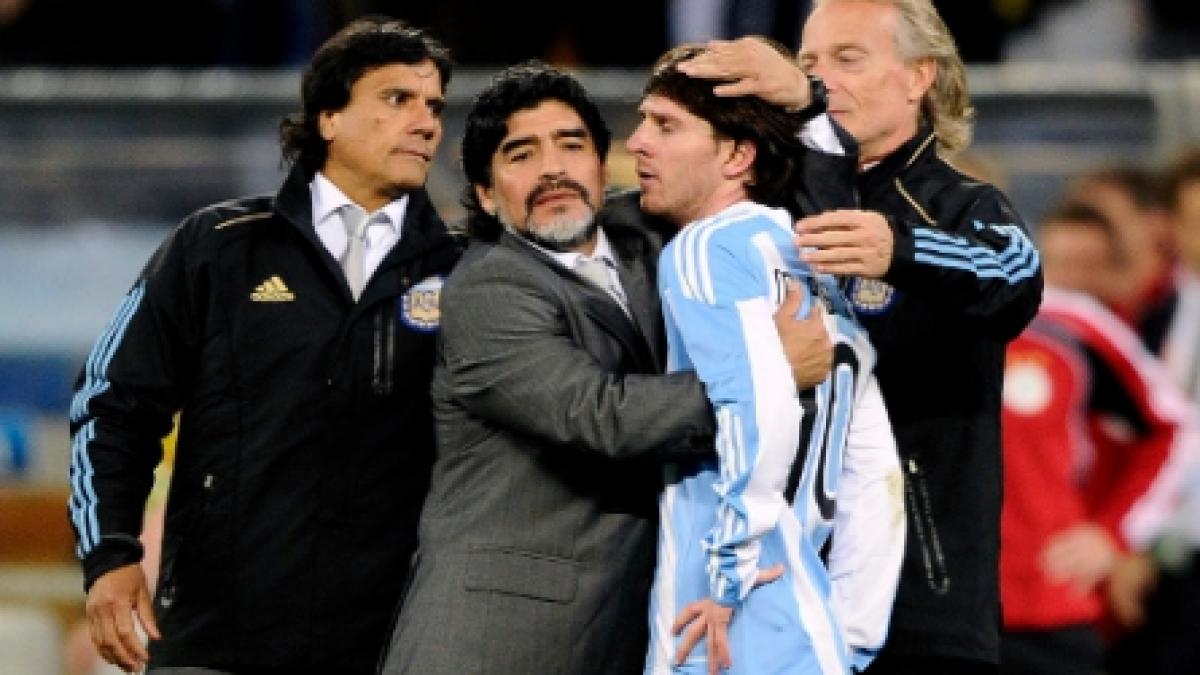 Maradona este distrus, dar nu se droghează