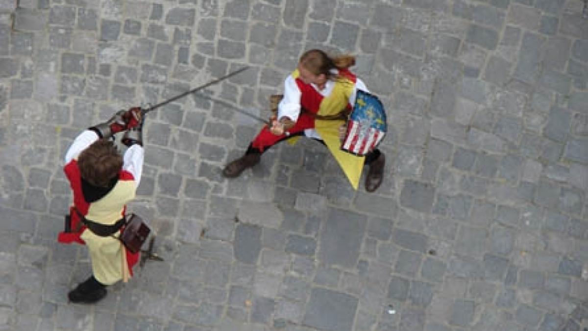 Basm de ev mediu la Sighişoara