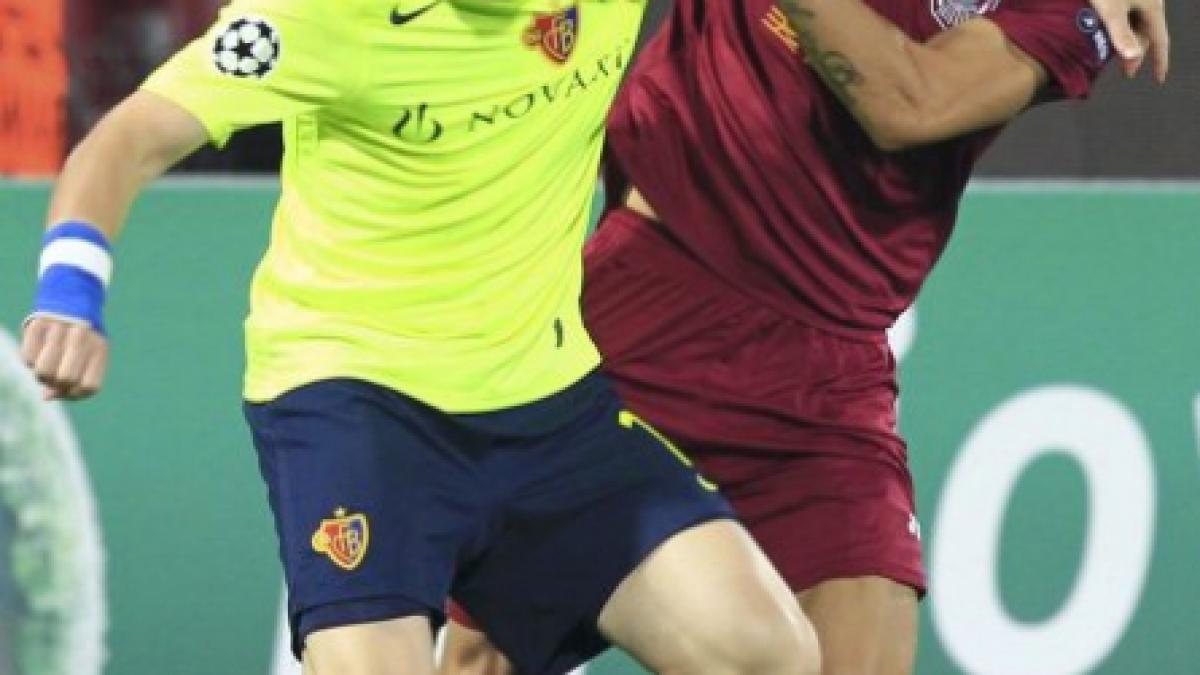 CFR Cluj - Basel 2-1: Cârţu a mutat inspirat şi a câştigat