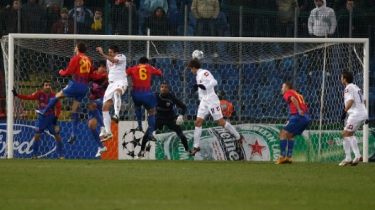 Nici o victorie şi nici un gol pentru Steaua împotriva echipelor italiene!