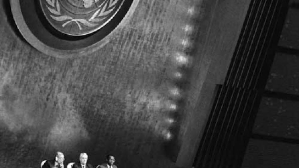 Ion Iliescu, la Sesiunea Adunării Generale a ONU