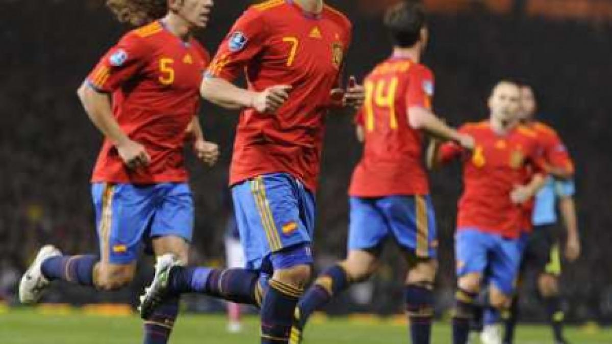 David Villa, cel mai bun marcator al naţionalei Spaniei