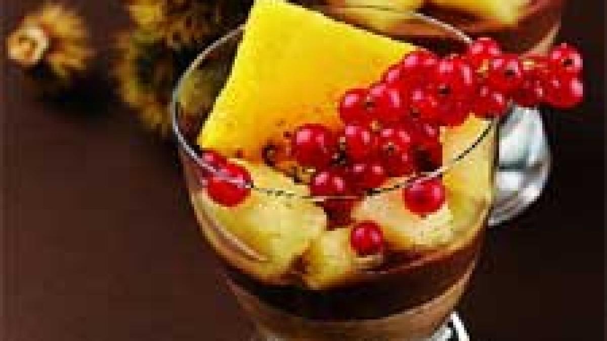 Cremă de castane cu ananas