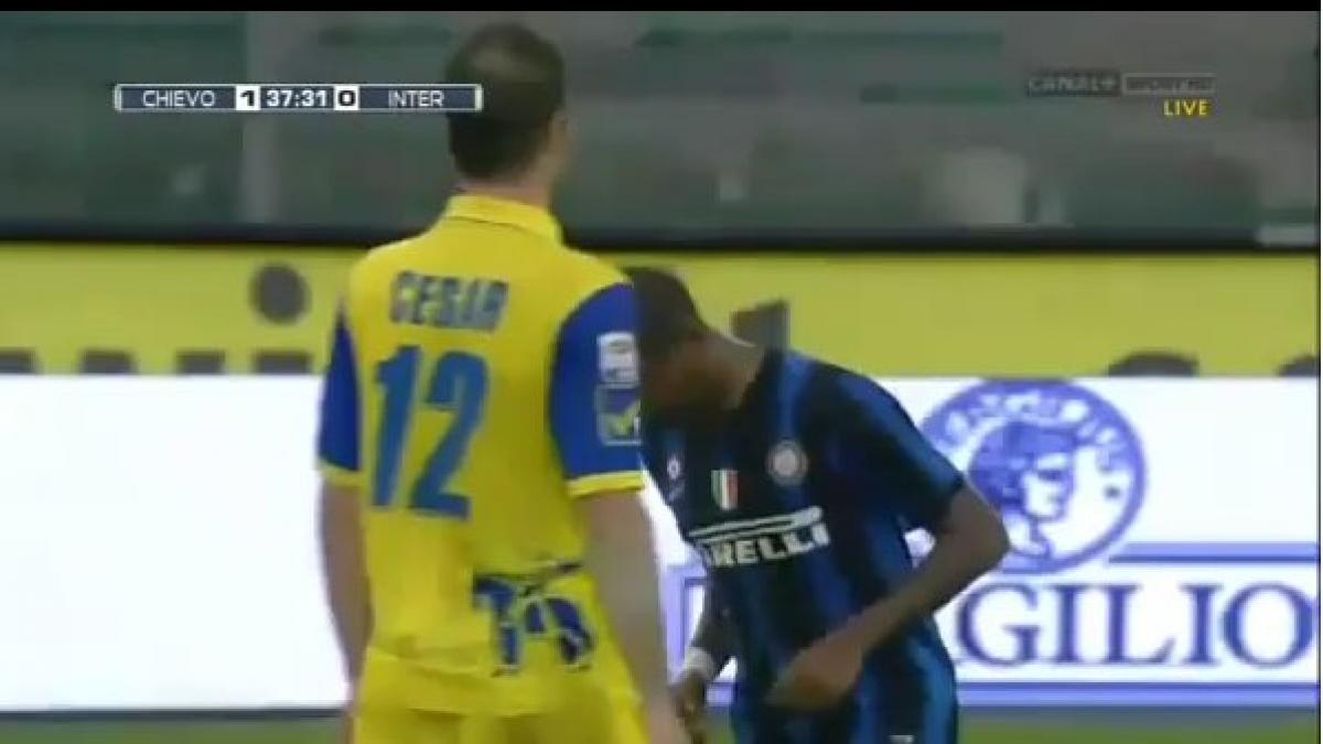 Eto'o da cu capul ca Zidane!