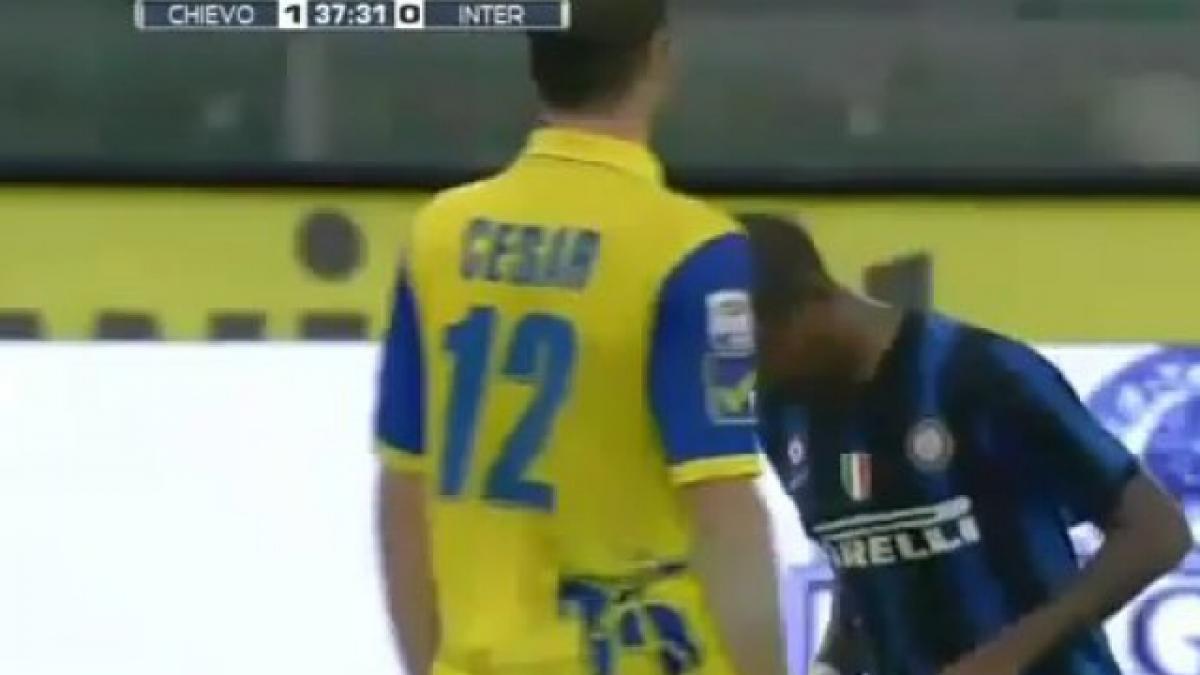 Eto'o, suspendat trei etape pentru lovitura cu capul în piept