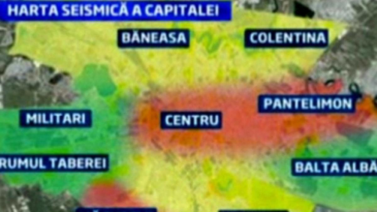 Vezi cele mai expuse cartiere din Bucureşti în caz de seism