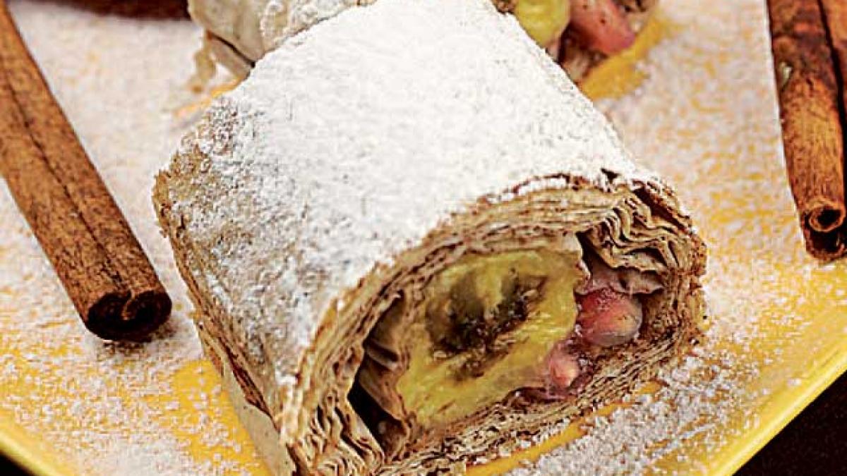 Rulouri cu banane şi scorţişoară