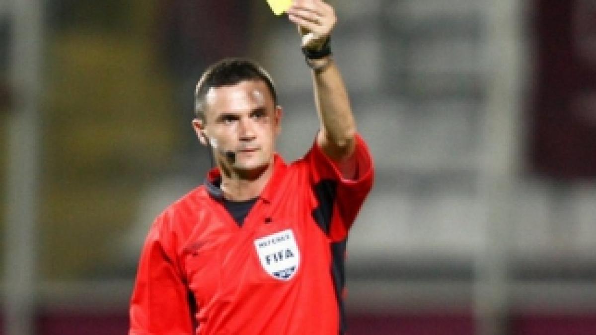 Cristian Balaj va arbitra partida Spartak Moscova - FC Basel