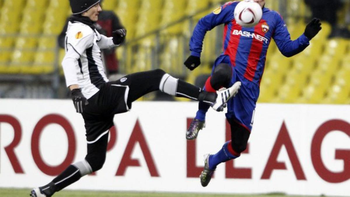 Europa League: ŢSKA Moscova, prima calificată în optimi (cu video)