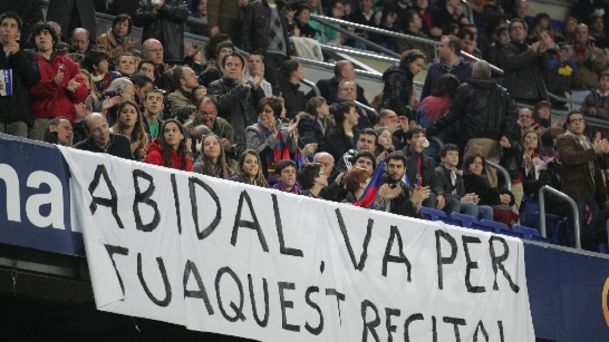 Omagiu adus lui Abidal în meciul Barcelona-Getafe (cu video)