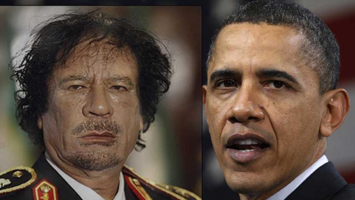 Scrisoare de la Gaddafi către Obama