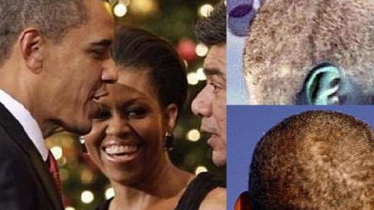 O cicatrice de pe scalpul lui Obama dă naştere la teorii ale conspiraţiei