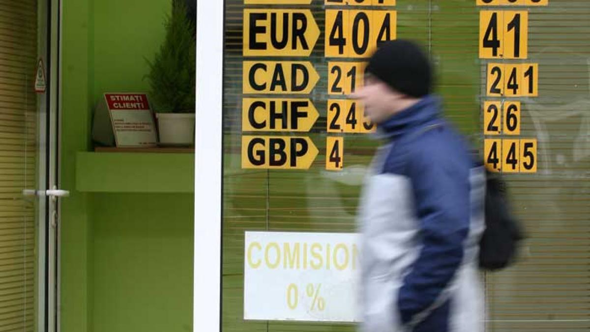 Leul va rămâne stabil în intervalul 4-4,2 lei/euro