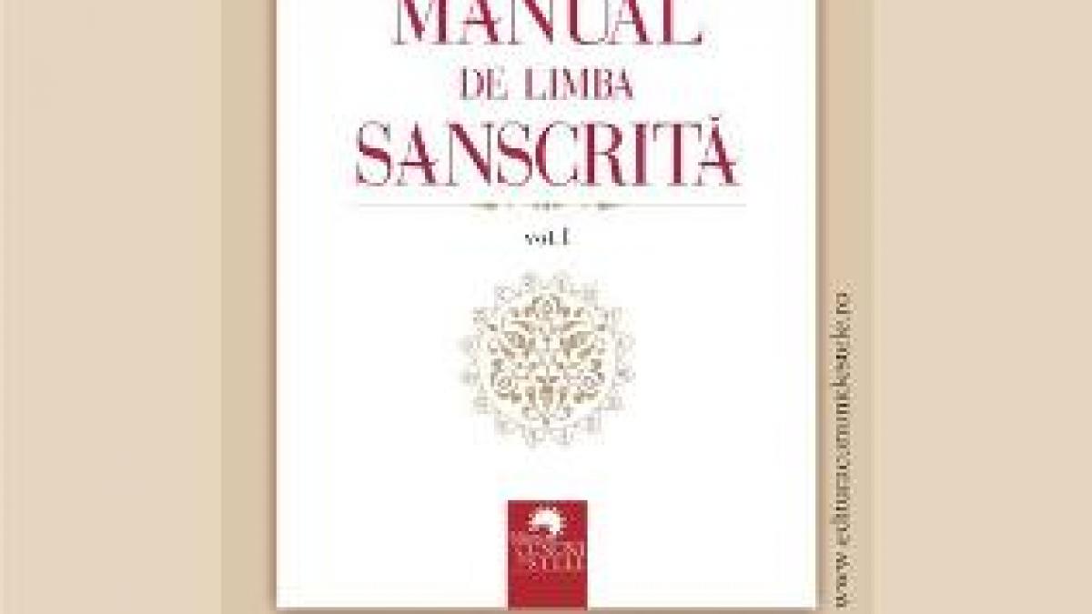 Primul Manual de limba sanscrită din România