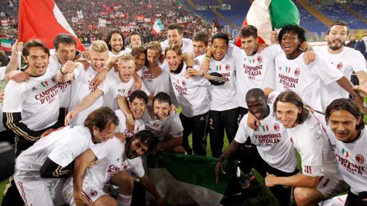AC Milan a cucerit titlul în Italia după o aşteptare de 7 ani