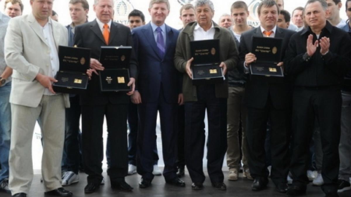 Mircea Lucescu a primit o stea pe noul "Walk of Fame" al lui Şahtior