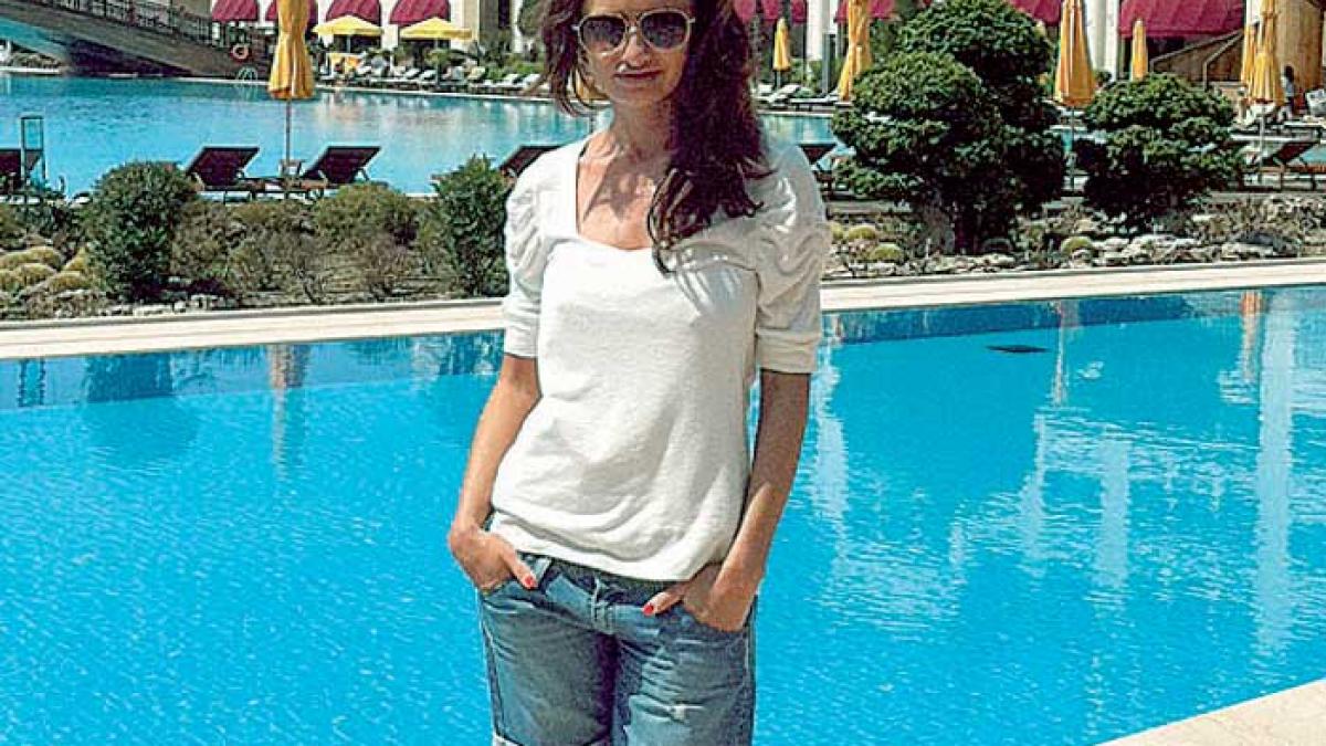 Ana Maria Gheorghe, vacanţă în Antalya