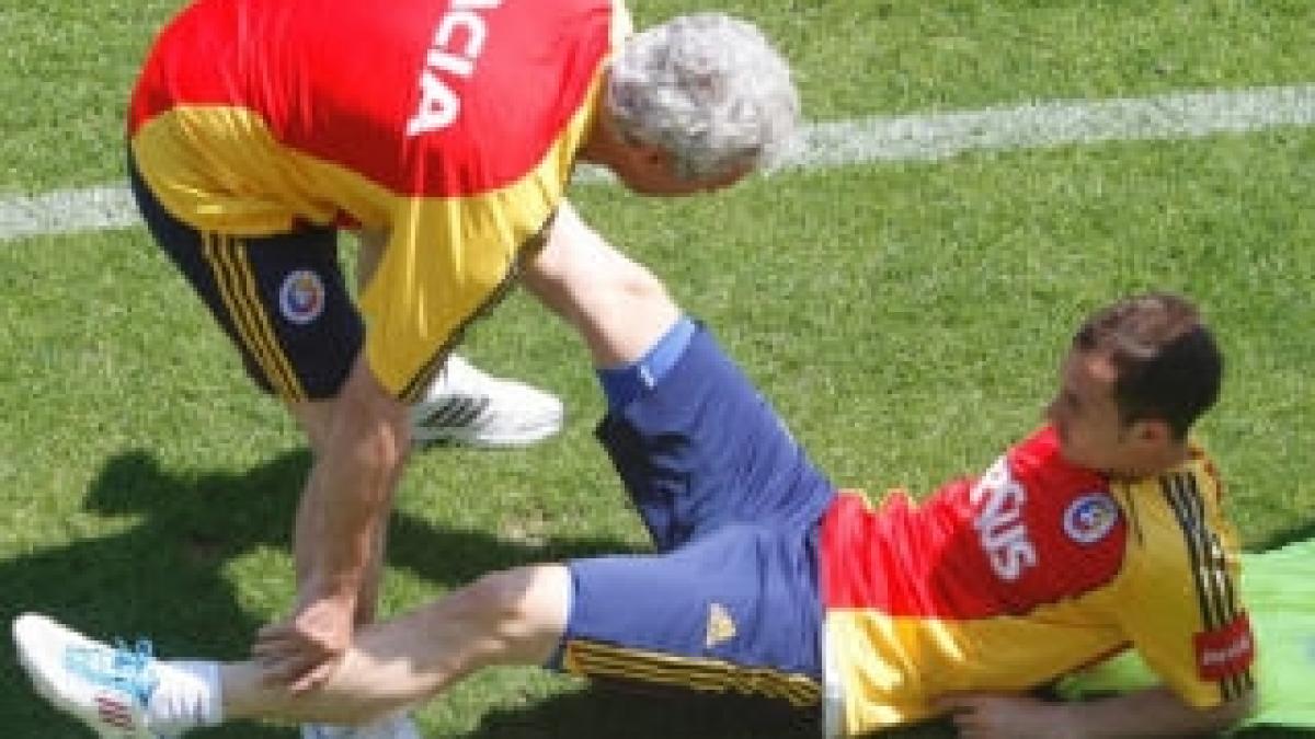 Bogdan Stancu s-a pregătit tot separat.