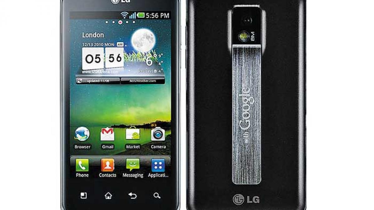 LG Optimus 2X,  smartphone cu procesor dual-core.
