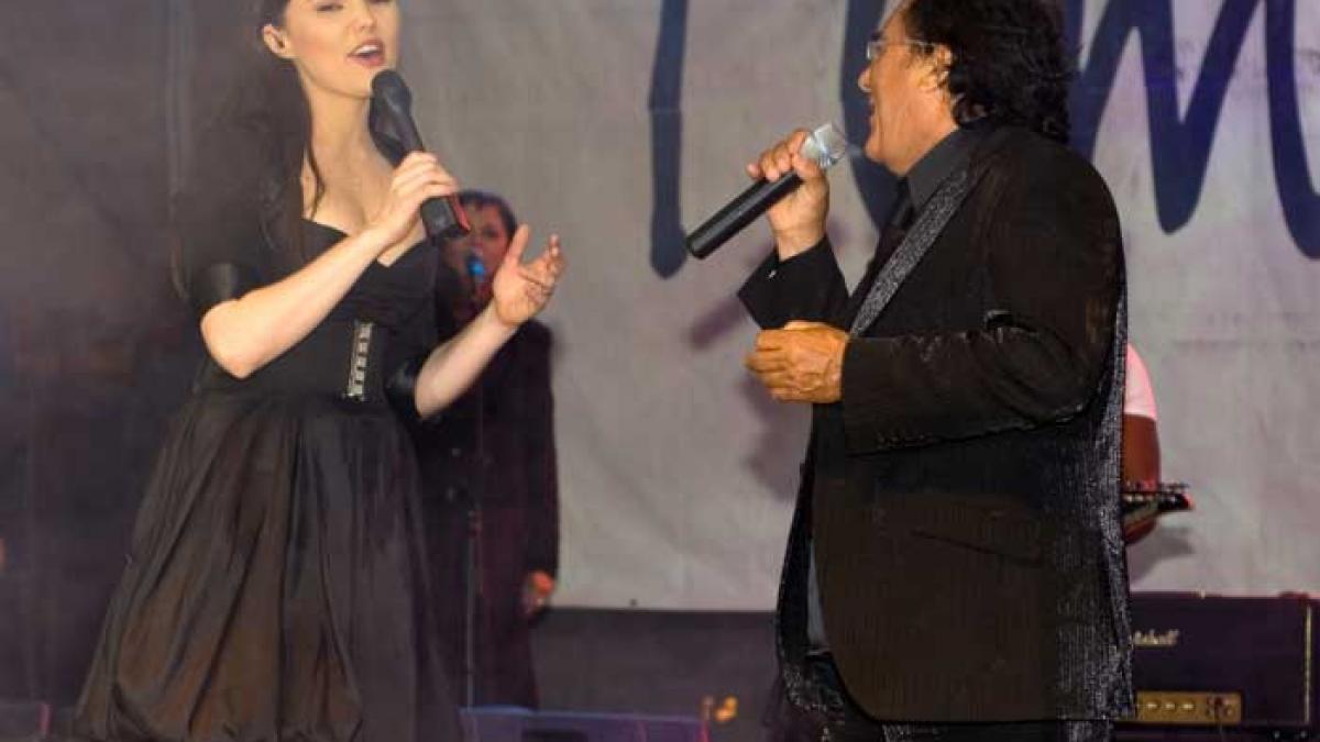 Paula Seling şi Al Bano, împreună pe scenă.