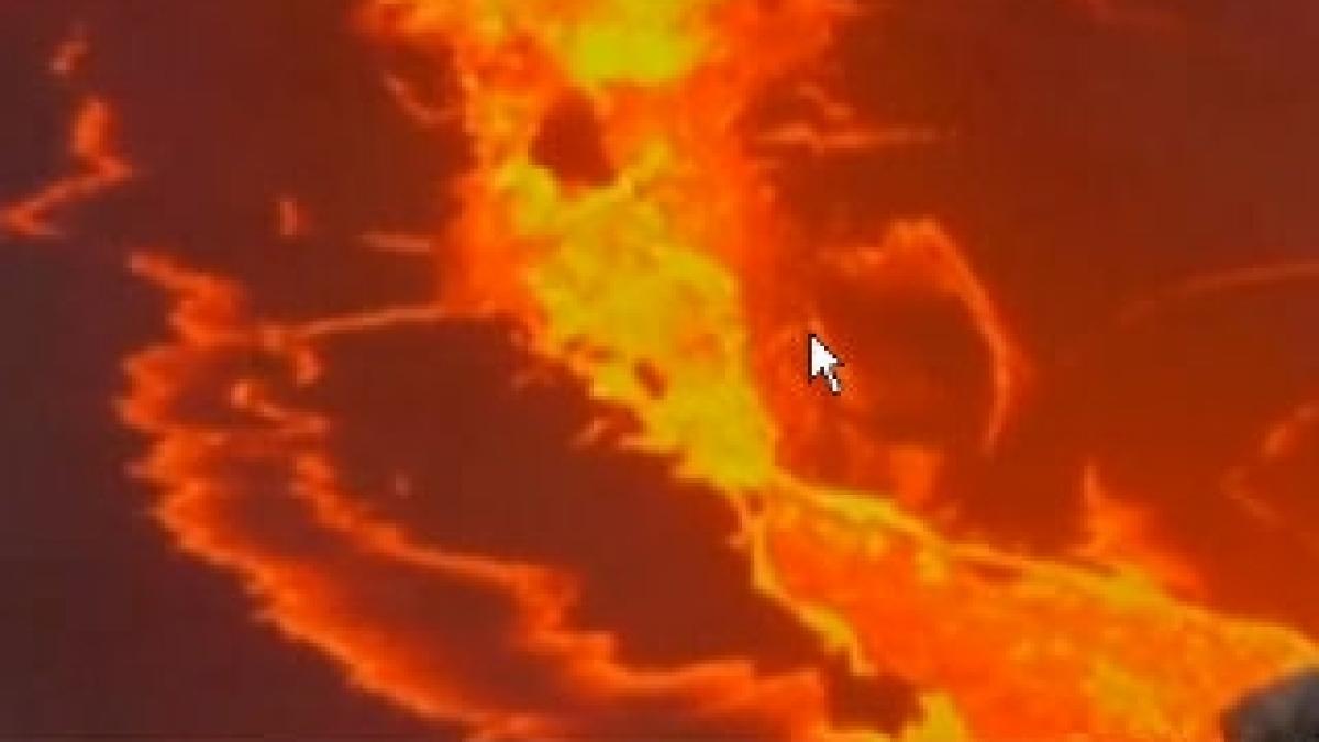 Un râu de lavă se scurge din vulcanul Kilauea – video.
